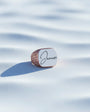 925 Sterling Silver named male ring -1