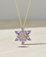 Collier en argent de fleur de lotus