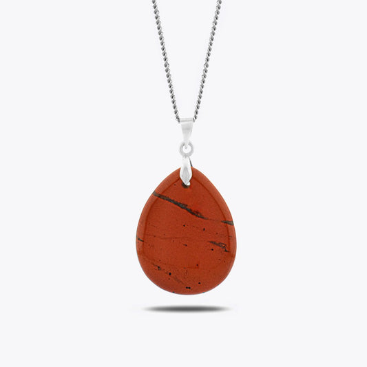 Red Jasper Doğal Taş Kolye