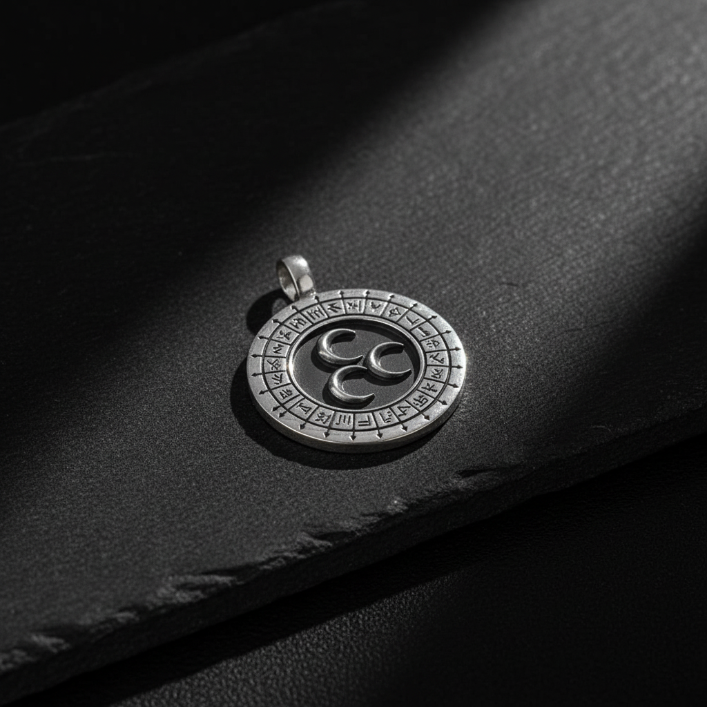 2.2 mm King Chain three crescent 925 sterling silver necklace