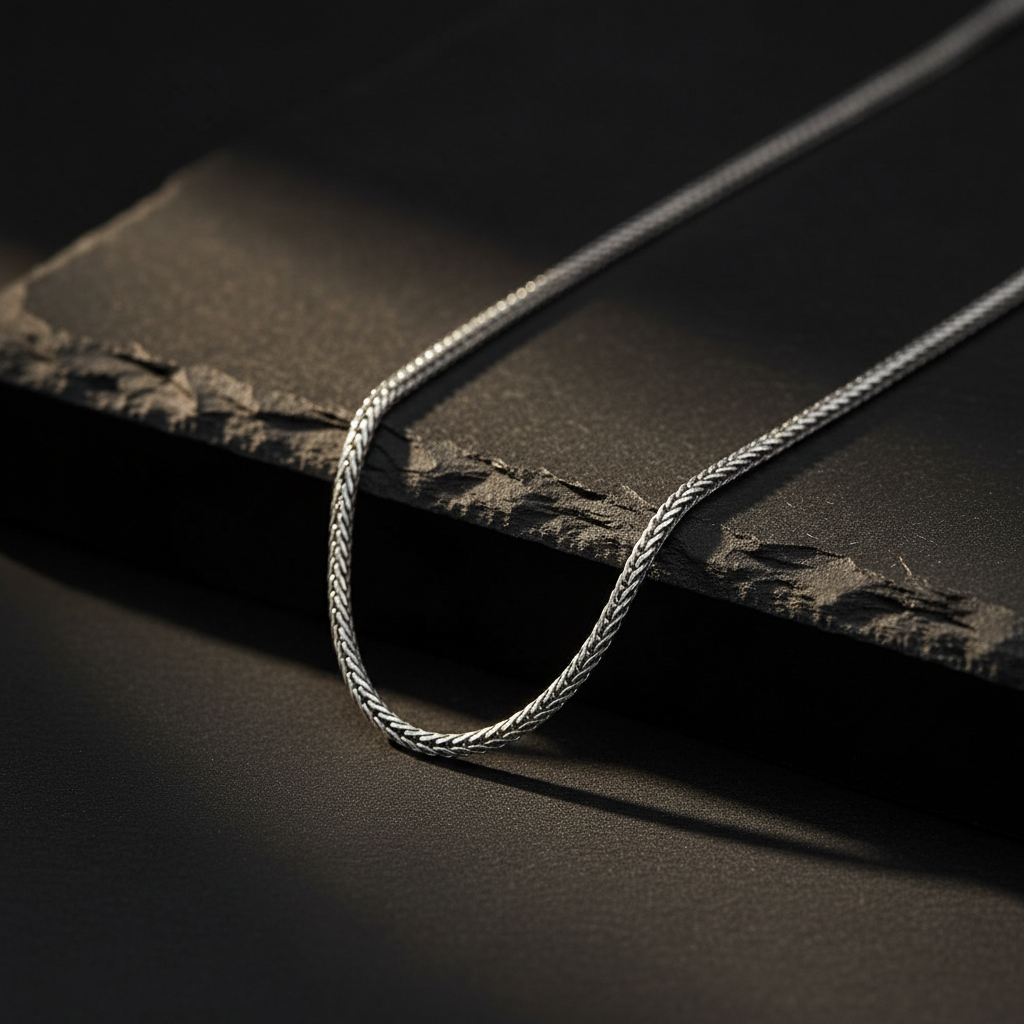 Fox tail chain 2,5 mm - 925 sterling silver