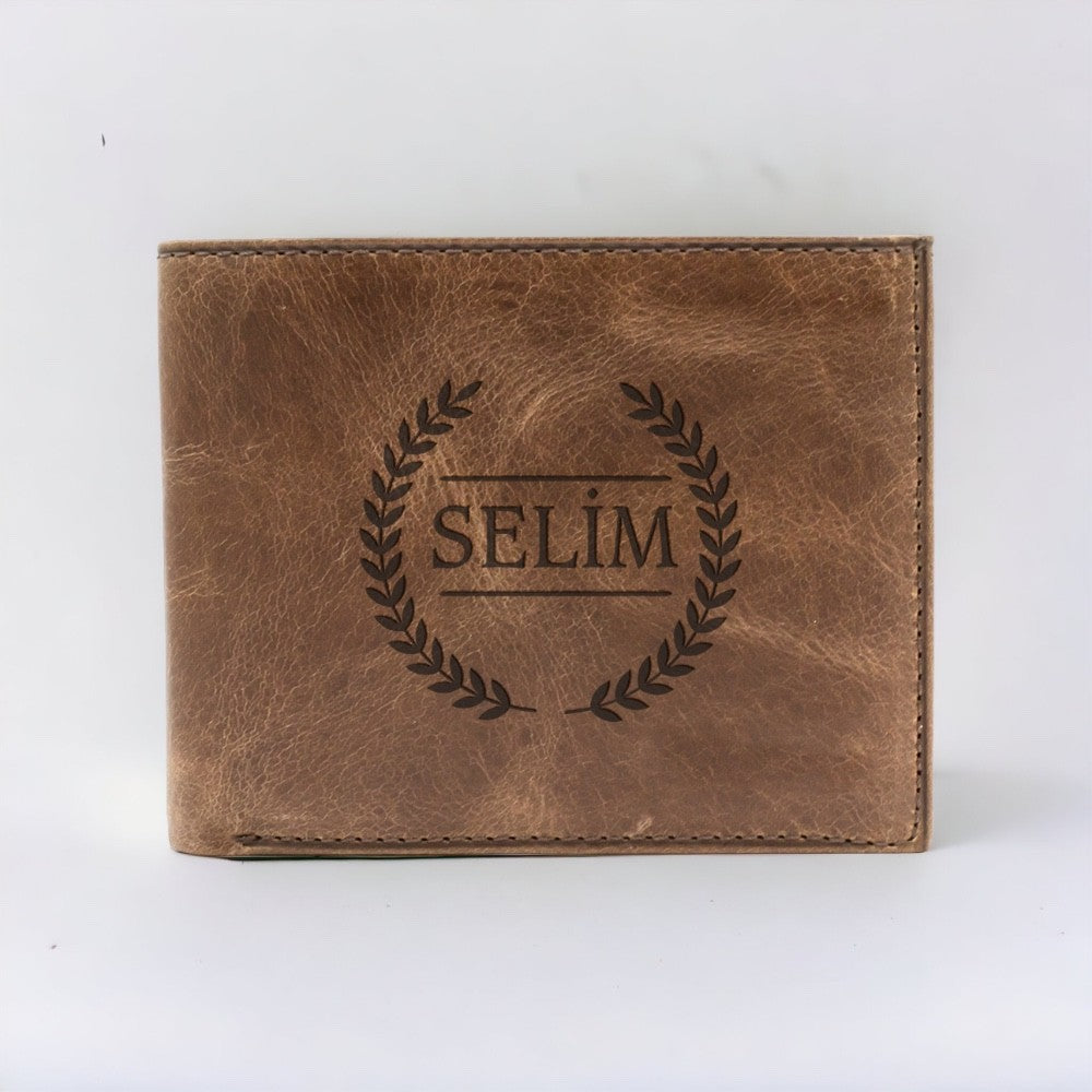 Personalized Leather Wallet