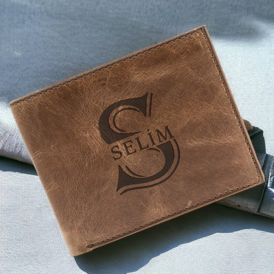 Personalized Leather Wallet