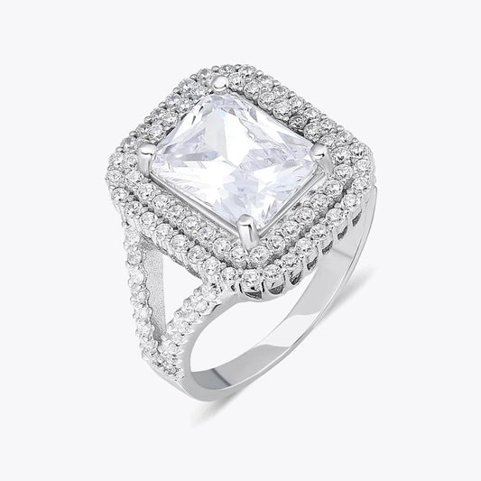 Solitaire 925s Silver Ring