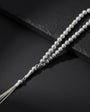 Pen Processing Globe Cutting 7mm Silver Tesbih