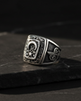 Moon Star Men's Silver Ring