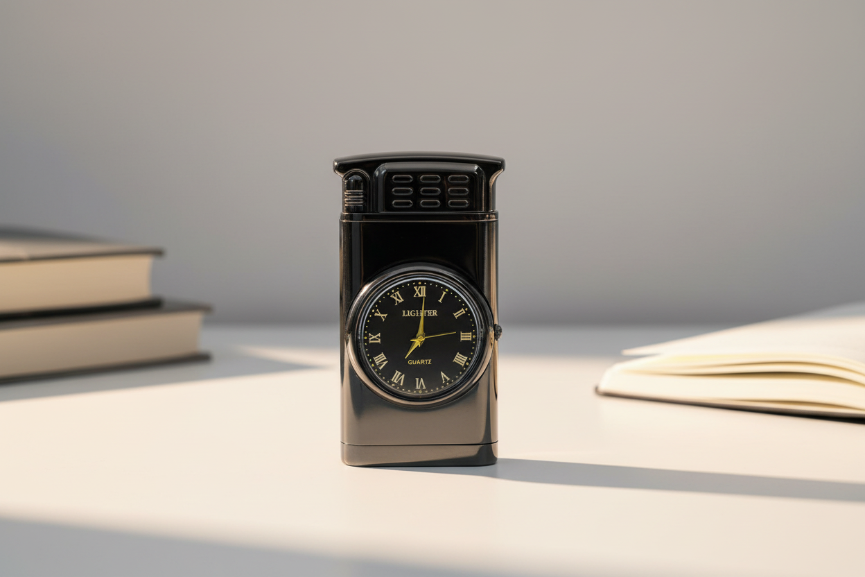Personalisierte Feuerzeug mit Uhr