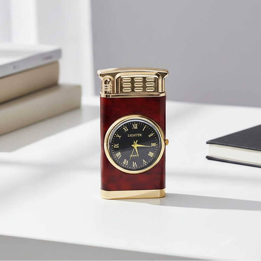 Personalisierte Feuerzeug mit Uhr