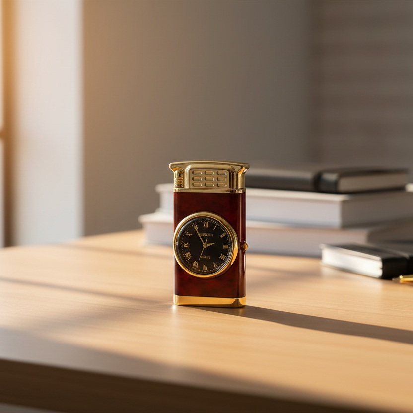 Personalisierte Feuerzeug mit Uhr