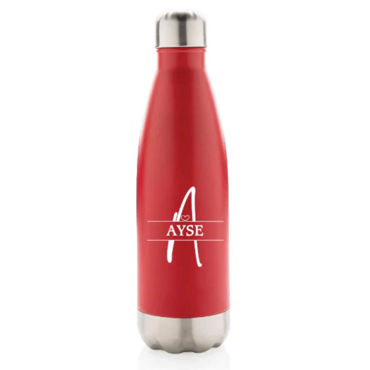 500 ml Personalized Named RVS Letter Monogram Beverage Bottle