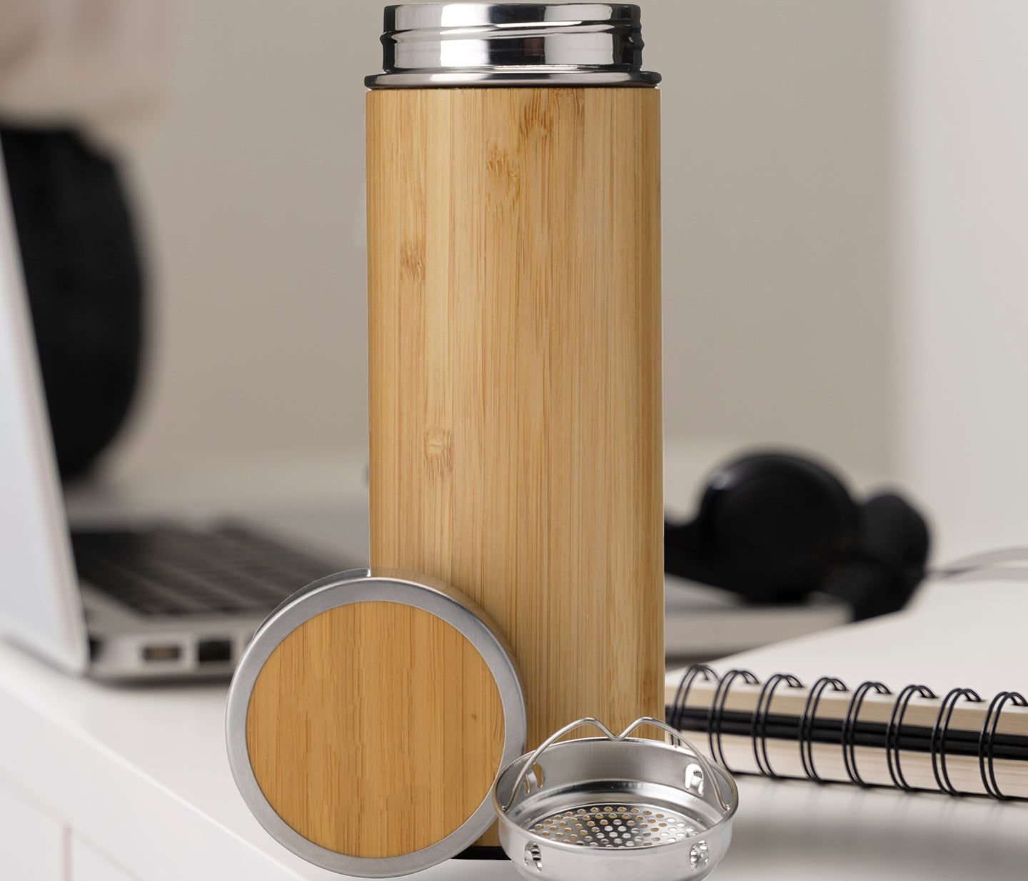 Personalized Bamboo 360ML Thermos