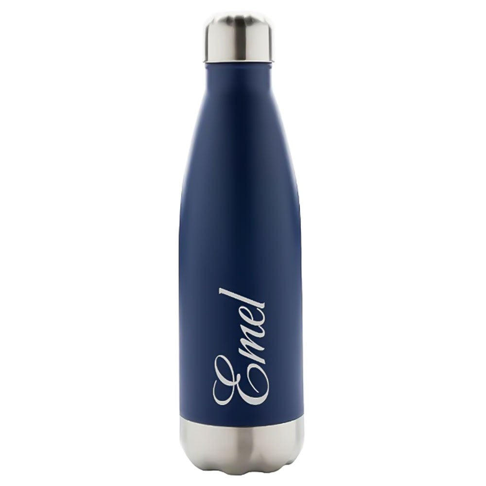 500 ml Personalized Named RVS Blue Beverage Bottle 1