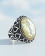 Sedef Taşlı Elif Silver Ring - Outlet