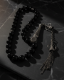 Black Fire Amber 925 Setting Imame and Puskullu Tesbih
