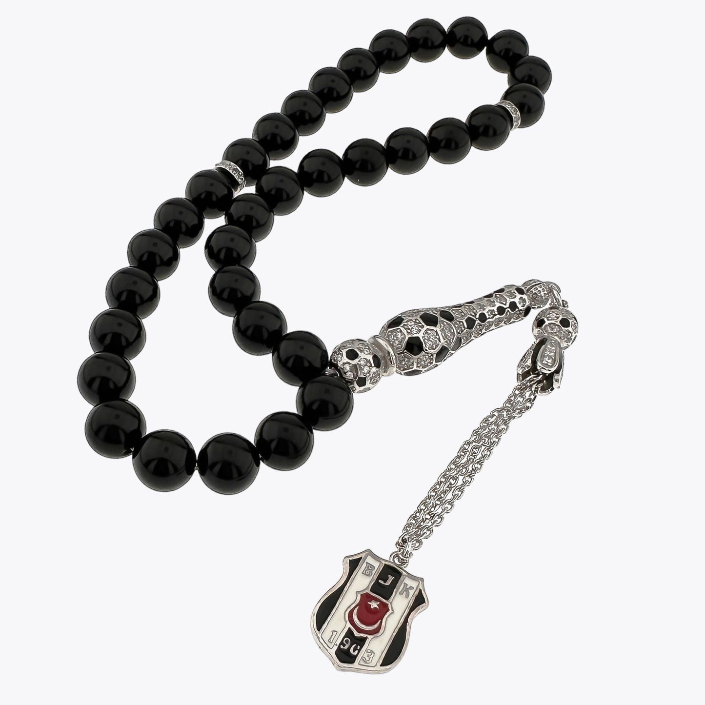 Black Fire Amber Besiktas Prayer Beads