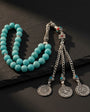 Amazonite Tesbih with Silver Tassel