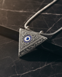 925 Sterling Silver Amulet Cup Necklace