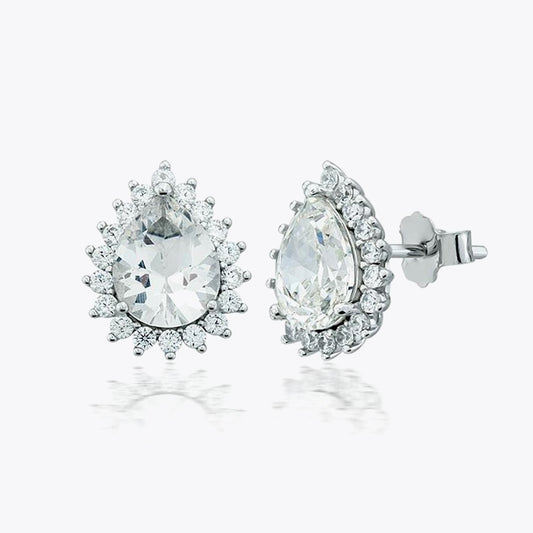 Damla Ice Cut Zircon Earrings