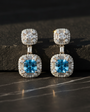 Aqua Blue Earrings