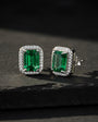 Ice Cut Zircon and Fuzy Earrings