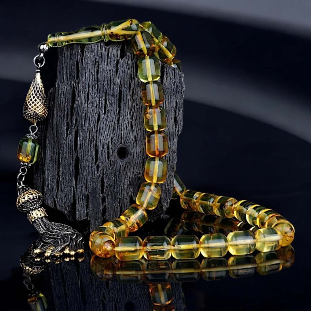 Each of them Fly Fossil Silver Tassule Capsule Cutsule Damla Amber