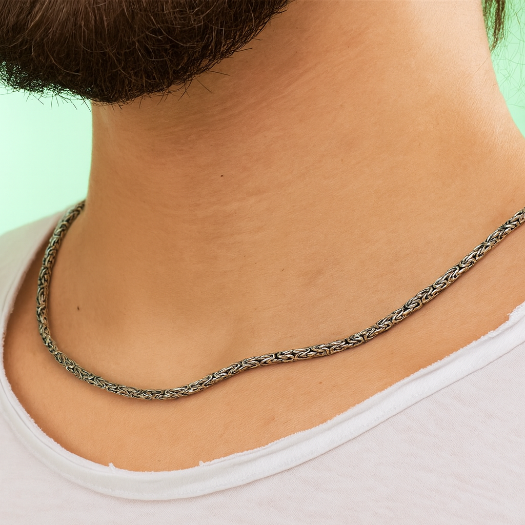 925 Chaîne roi de 60 cm en argent sterling (2,2 mm)