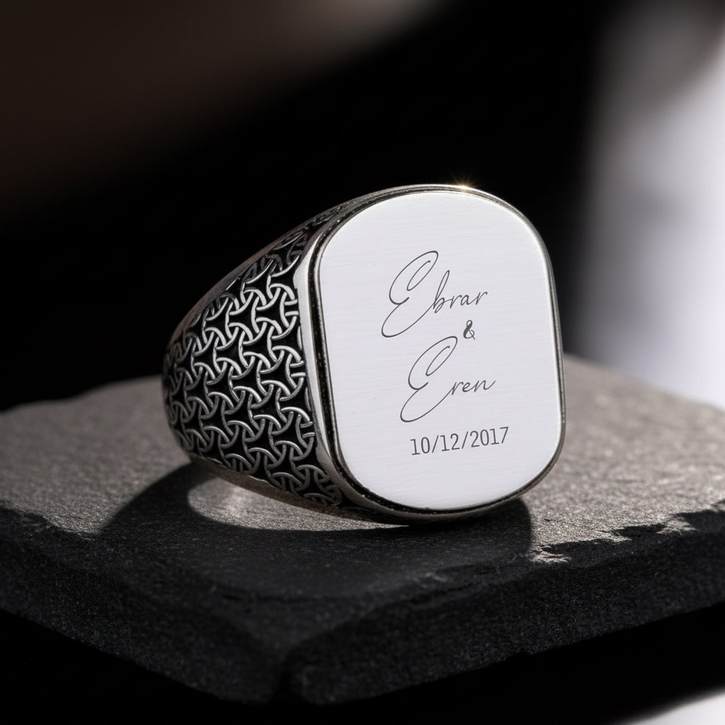 925 Sterling Silver Male Ring -2