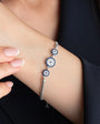 925 Sterling Silver 3 Piece Nazar Bracelet