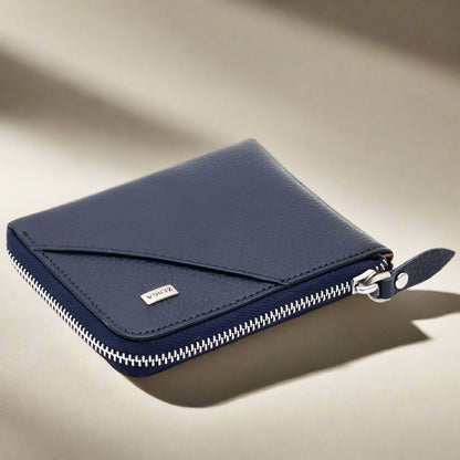 Fermuarli Gercek Deri Cüzdan