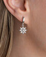 Zirconia Flower Drop Earrings | 925 Sterling Silver