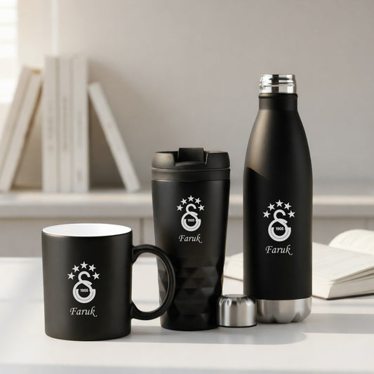 Becher Edelstahl beschriften lassen Set