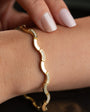 Ondine Wave Zirconia Bracelet | 925 Sterling Silver