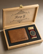 Coffret Cadeau Portefeuille Briquet Personnalisé