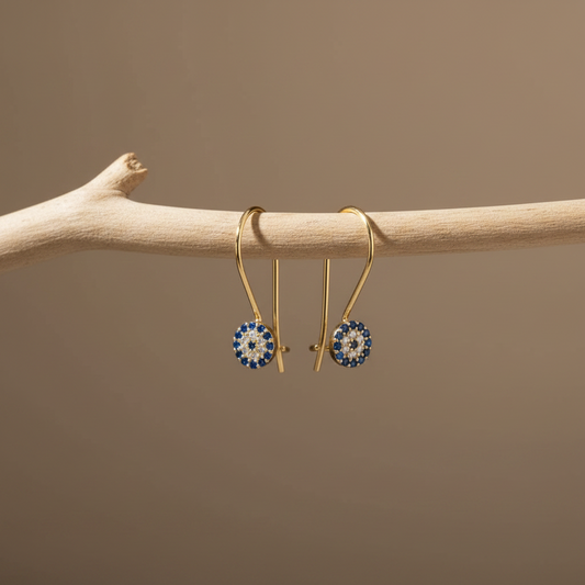 925 Sterling Silver Evil Eye Children's Earring