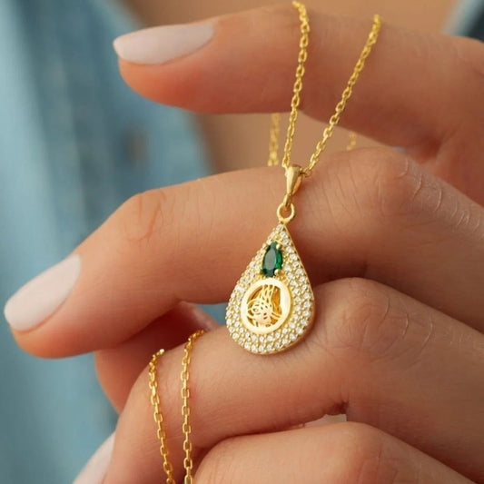 Tuğralı Kolye - 925 Ayar Gümüş