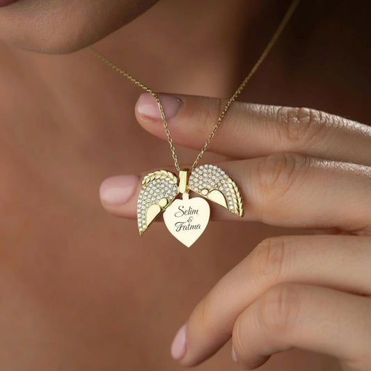 Kişiye Özel Aşk Kalp Kolye