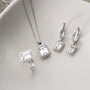 Luna Işıltısı Baget Taşlı Set