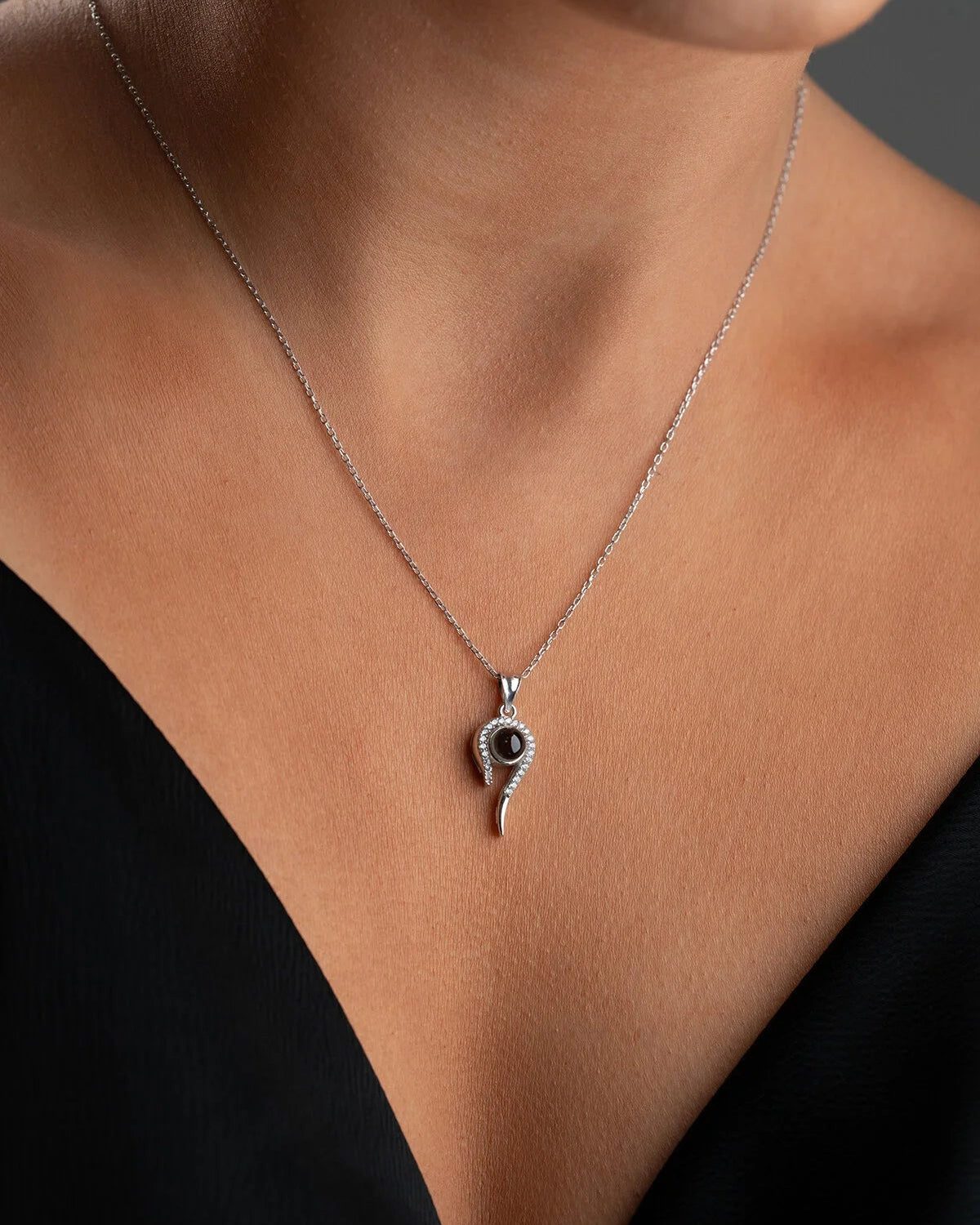 100 Dilde “Seni Seviyorum” Kolye (925 Ayar Gümüş)