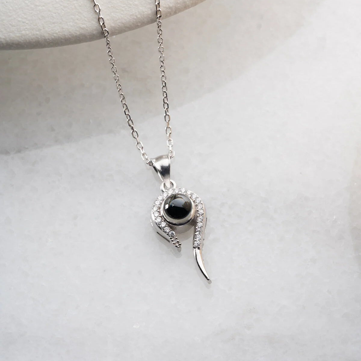 100 Dilde “Seni Seviyorum” Kolye (925 Ayar Gümüş)