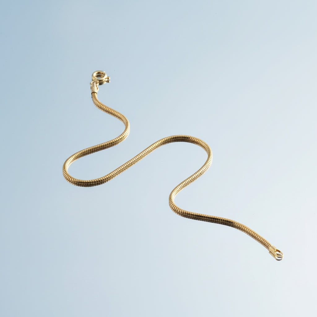 Auren Slim – Erkek Gold 925 Ayar Gümüş Bileklik