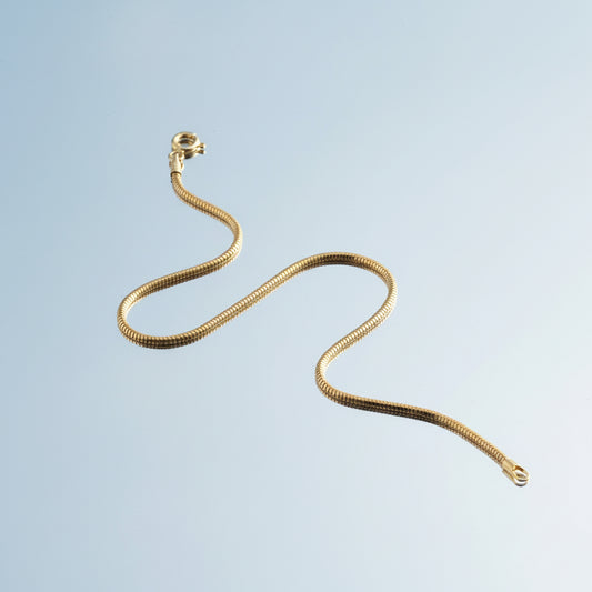 Auren Slim – Men's 925 Sterling Silver Bracelet with Gold Plating