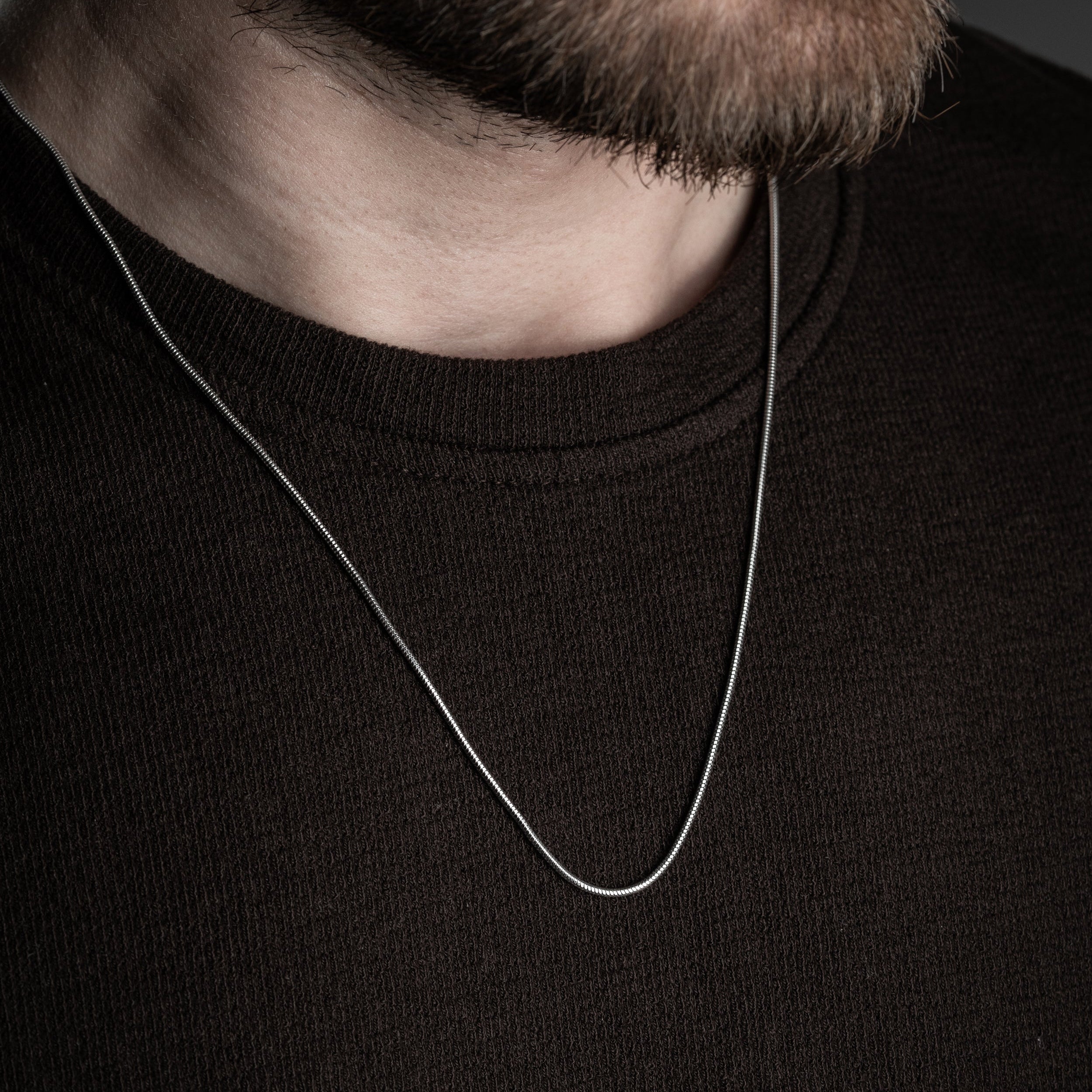 Collier Homme Minimaliste en Argent 925