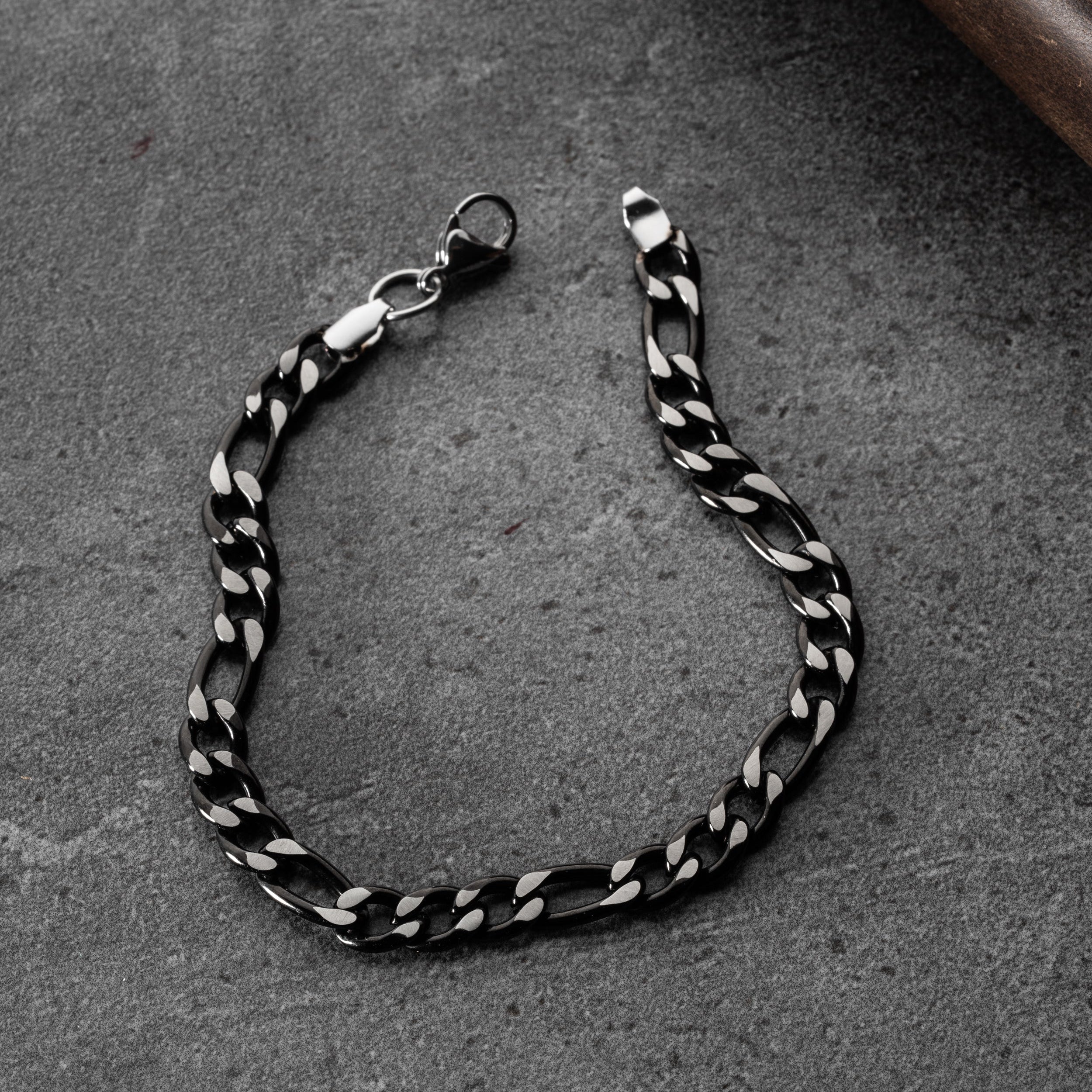 STEEL – Siyah Çelik Erkek Bileklik