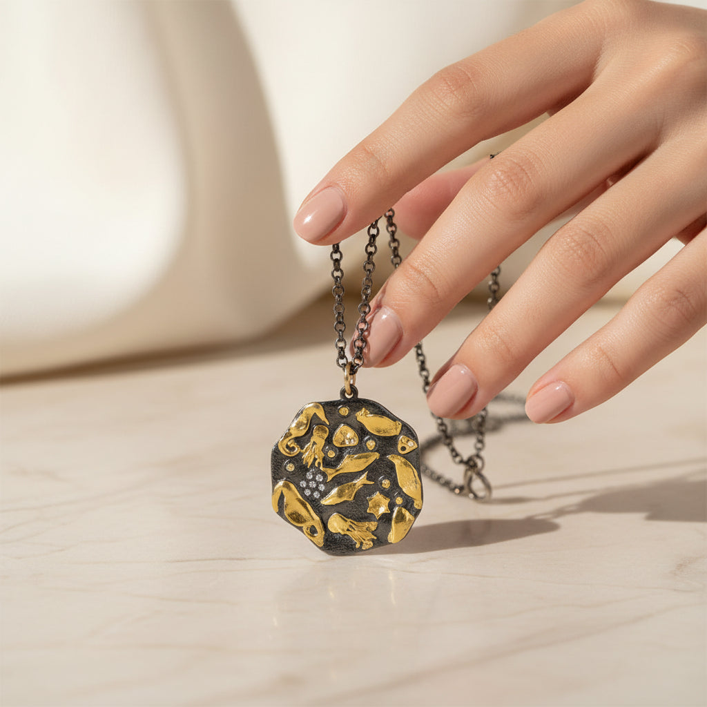 Ocean's dance necklace