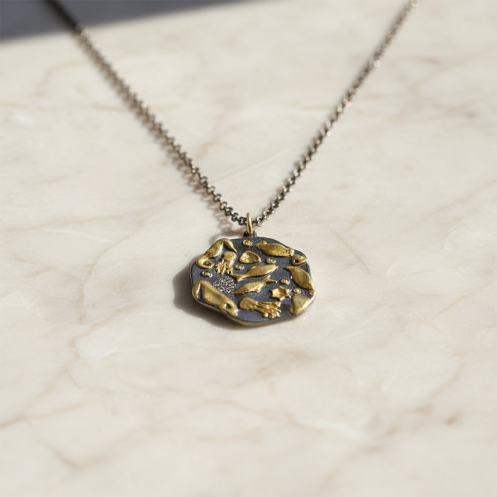 Ocean's dance necklace