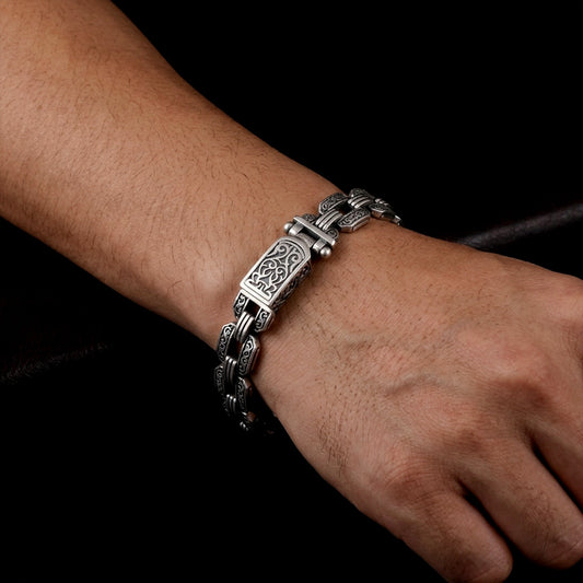 Imperial Link Herrenarmband | 925 Silber