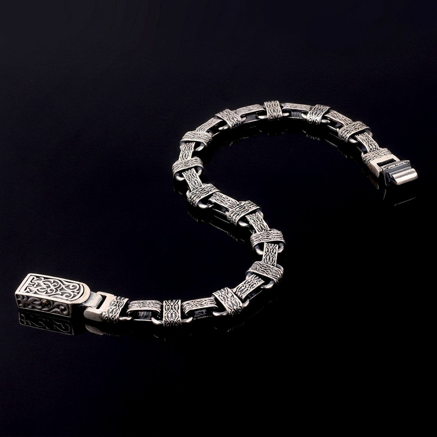 Heritage Link Herrenarmband | 925 Silber