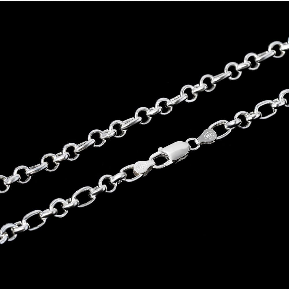 Kalın Bakla Zincir - 925 Ayar Gümüş