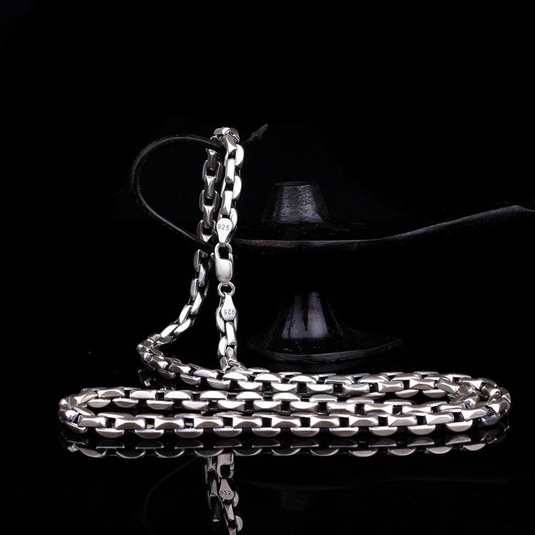925 Sterling Silver Rope Chain Necklace