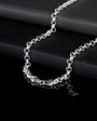 925 Sterling Silver Doch Ring Model Men's Chain